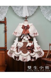 Twin Bears Frosting Sugar Rabbit Cape(1st Pre-Order/2 Colours/Full Payment Without Shipping)